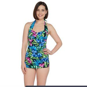 DreamShaper Miraclesuit Caitlin Halter Swimsuit